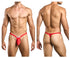 JUSTIN+SIMON XSJBU02 Bulge Thongs Color Red